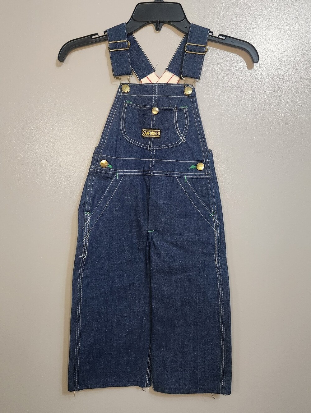 Vintage 50s/60s Kids' Sanforized Denim Overalls Size Small? See Measurements!